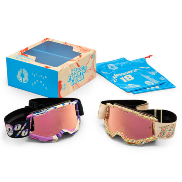 100% - ACCURI 2 GOGGLE 2/PK LE JETT LAWRENCE DONUT - MIRROR