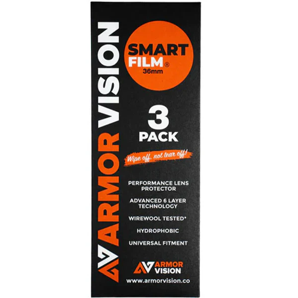 Armor Vision - Smartfilm 36mm Lens Protector (Pack of 3) - Image 2