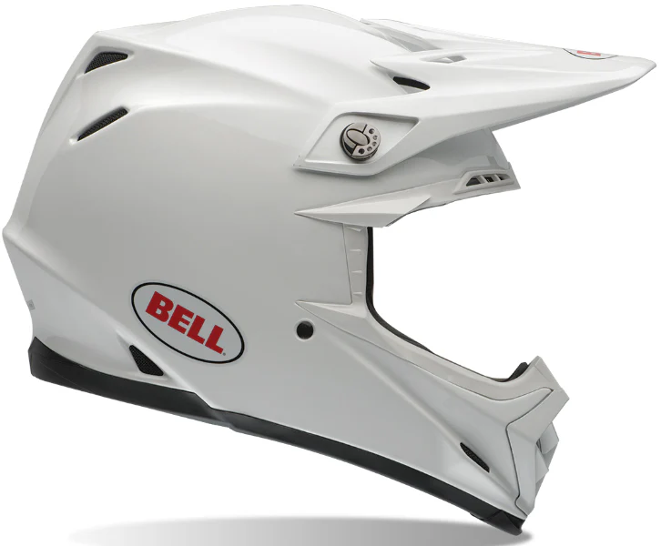 Bell - Moto-9 Carbon Flex Solid White Helmet