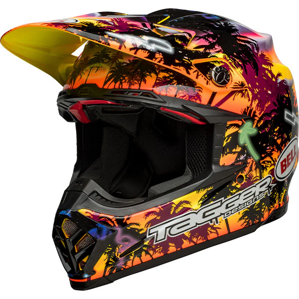Bell - Moto 9S Flex Tagger Tropical Fever Helmet - Image 2