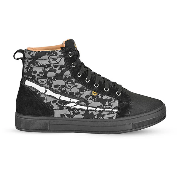 Cortech - Slayer Canvas Skulls Riding Shoes - Image 2