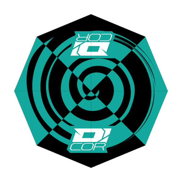 D'Cor Visuals - Umbrella Teal/Black