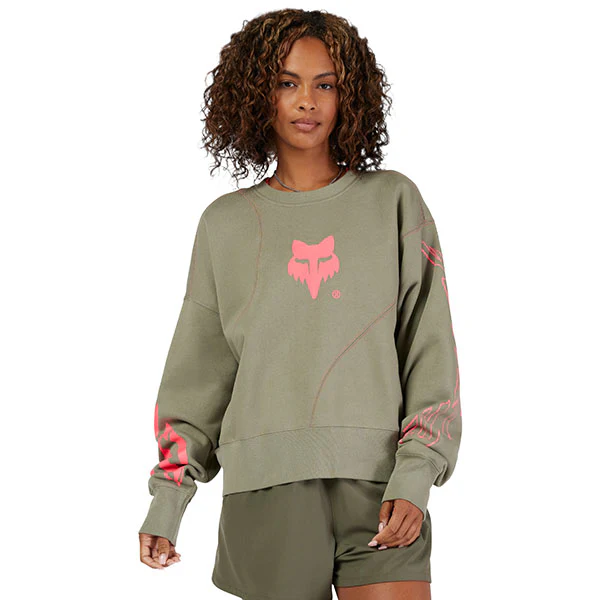 Fox Racing - Elevated Oversized Crew Sweatshirt (Womens) - Image 3