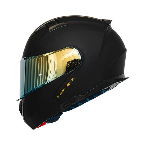 Hax Gear - Amatista Matte Black Helmet - Image 2
