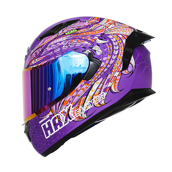 Hax Gear - Obsidian Alebrije Dragon Slayer Purple Helmet - Image 3