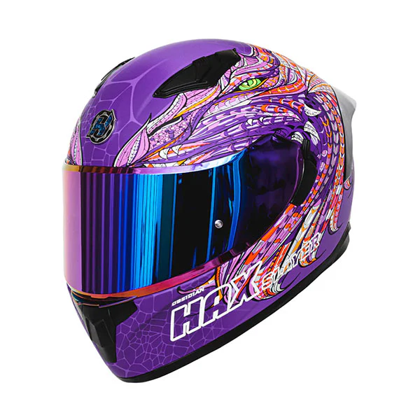 Hax Gear - Obsidian Alebrije Dragon Slayer Purple Helmet - Image 8