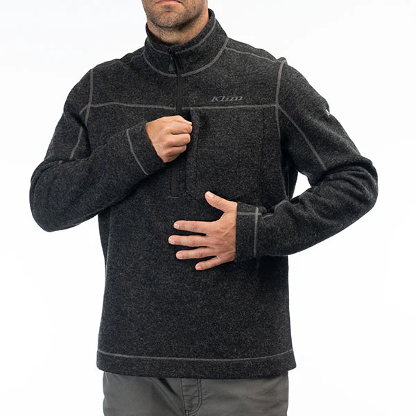Klim - Bighorn Canyon Wool Fleece 1/4 Zip - Image 3