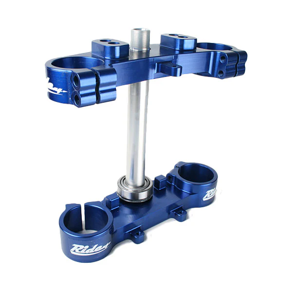 Ride Engineering - Yamaha YZ65/85 Triple Clamp Set - Blue - Image 2