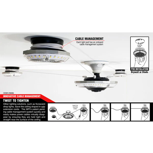 Risk Racing - Multi Point Illumination Ceiling Light - Image 3