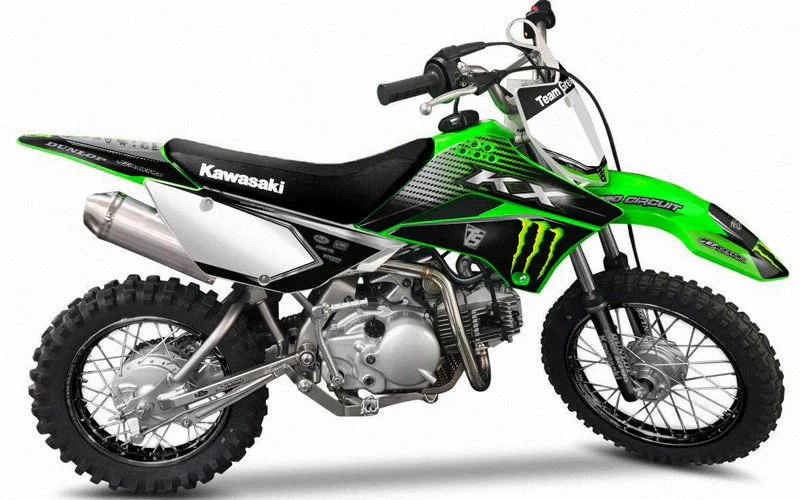Throttle Syndicate - 2019 Team Green Race Team KLX 110 Graphic Kit