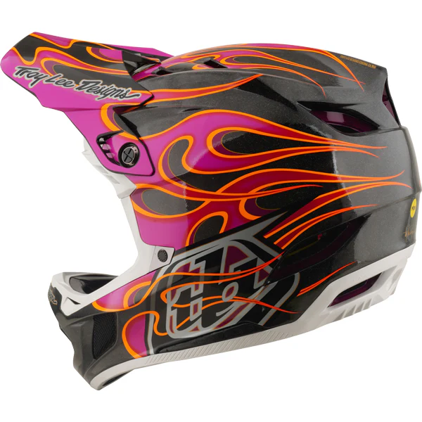 Troy Lee Designs - D4 Carbon Torched MIPS Helmet (MTB) - Image 3