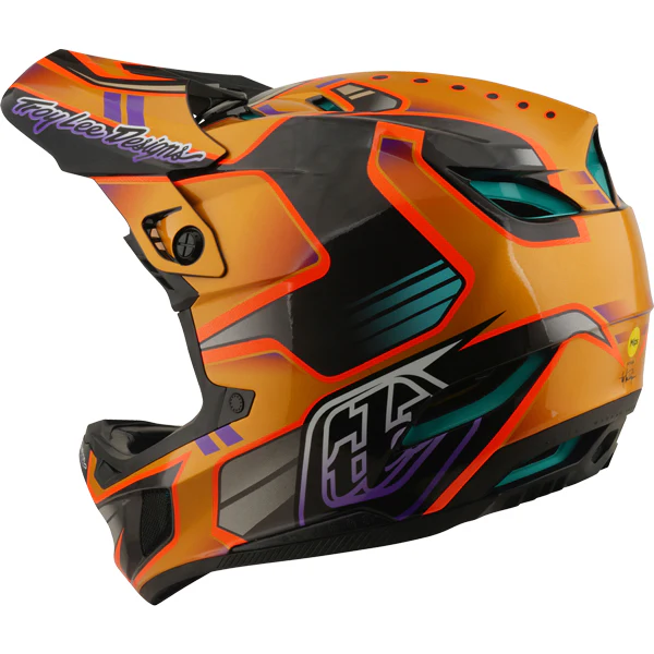 Troy Lee Designs - D4 Carbon Crest MIPS Helmet (MTB) - Image 3