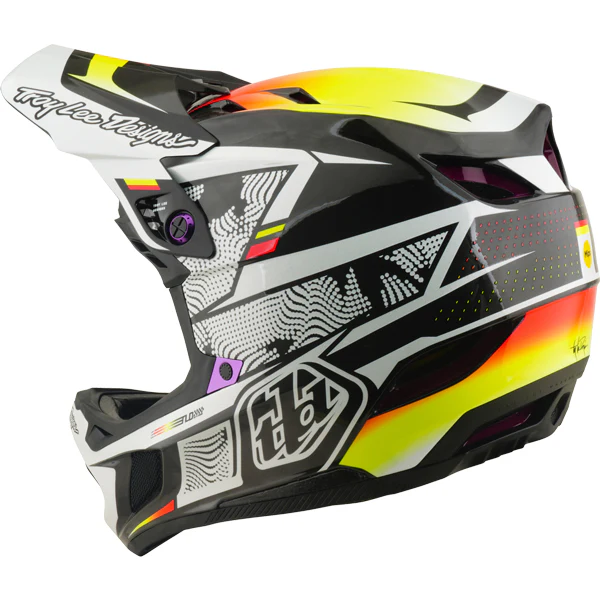 Troy Lee Designs - D4 Carbon Lined Up MIPS Helmet (MTB) - Image 3