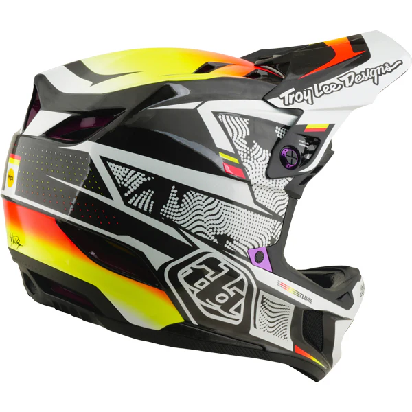 Troy Lee Designs - D4 Carbon Lined Up MIPS Helmet (MTB) - Image 5