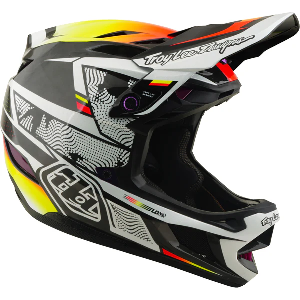 Troy Lee Designs - D4 Carbon Lined Up MIPS Helmet (MTB) - Image 7