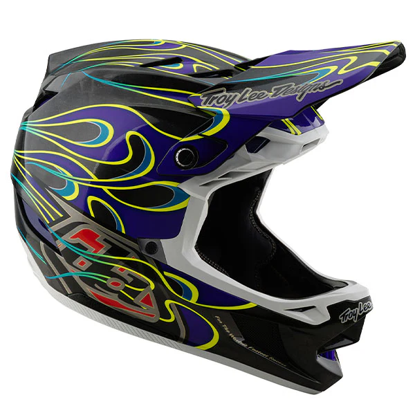 Troy Lee Designs - D4 Carbon Torched MIPS Helmet (MTB) - Image 5