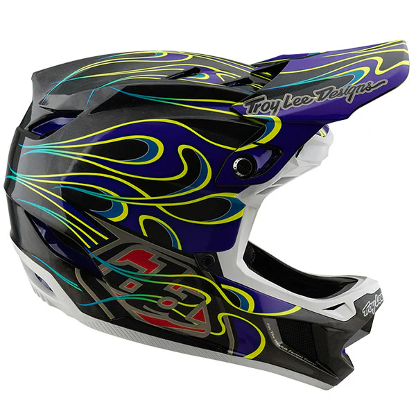 Troy Lee Designs - D4 Carbon Torched MIPS Helmet (MTB) - Image 6