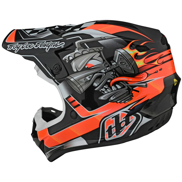 Troy Lee Designs - SE4 Polyacrylite Carb Helmet - Image 3