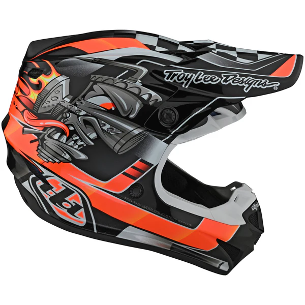 Troy Lee Designs - SE4 Polyacrylite Carb Helmet - Image 5