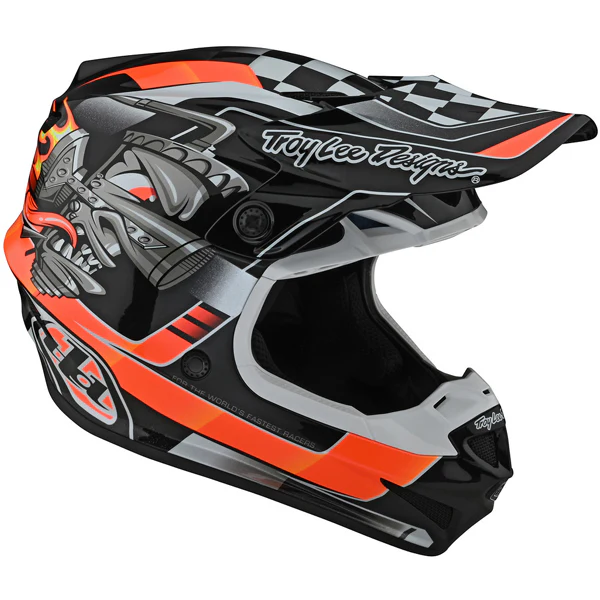 Troy Lee Designs - SE4 Polyacrylite Carb Helmet - Image 7