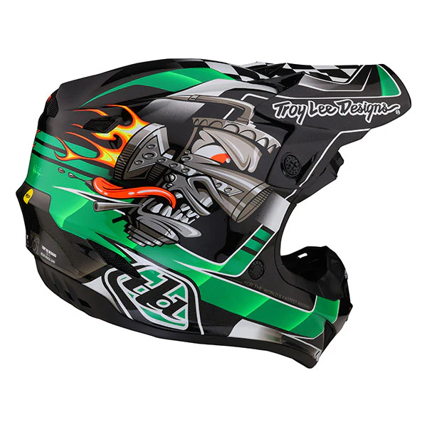 Troy Lee Designs - SE4 Polyacrylite Carb MIPS Helmet - Image 2