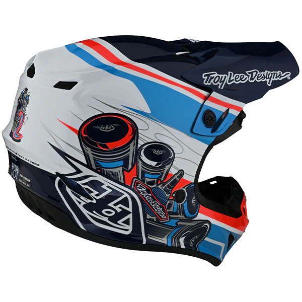 Troy Lee Designs - SE4 Polyacrylite Skooly Helmet (Youth) - Image 21