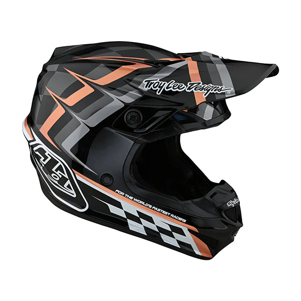 Troy Lee Designs - SE4 Polyacrylite Warped Helmet - Image 4