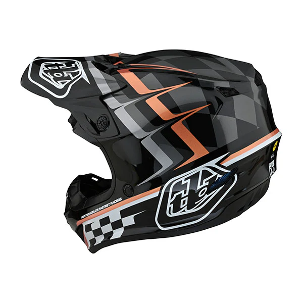 Troy Lee Designs - SE4 Polyacrylite Warped Helmet - Image 9