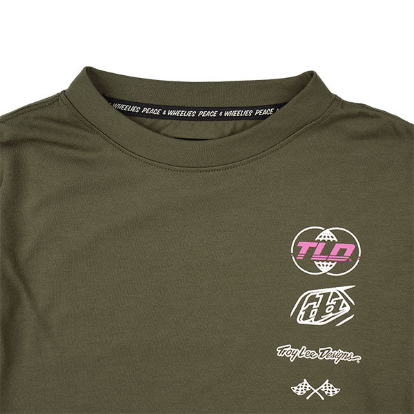 Troy Lee Designs - Skyline Worldwide Long Sleeve Ride Tee (MTB) (Youth) - Image 4