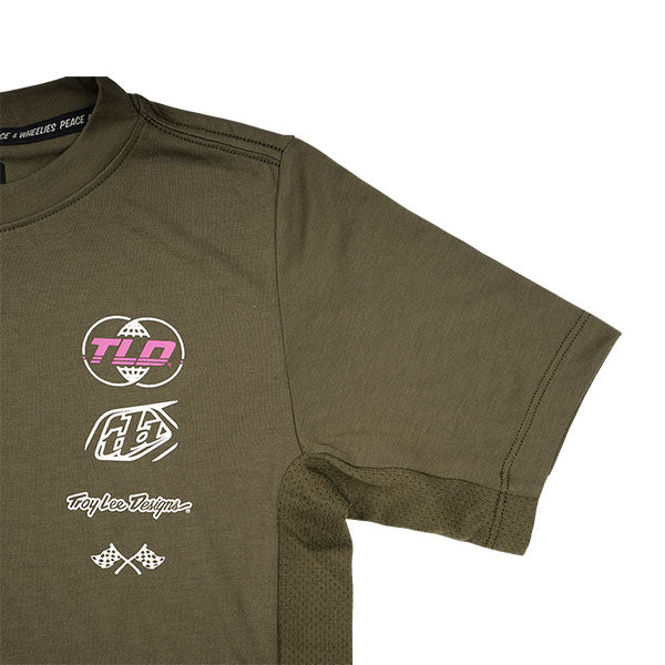 Troy Lee Designs - Skyline Worldwide Ride Tee (MTB) (Youth) - Image 5